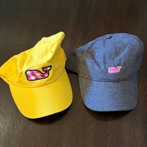 Vineyard Vines Yellow and Gray Hats